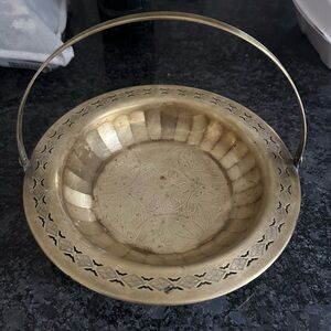 Brass basket